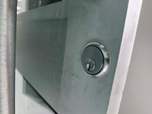 Deadbolt key entry