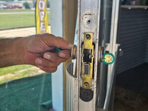 Entrance door lock replacement