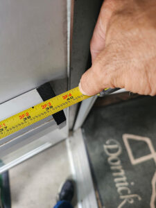 Measuring panic bar