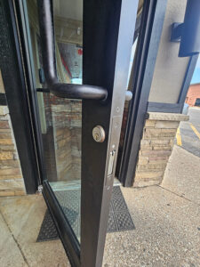 Entrance lock replacement