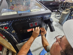 Lock picking pinball machine