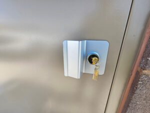 Rekeying commercial entry door