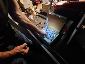 Rekeying commercial exit door